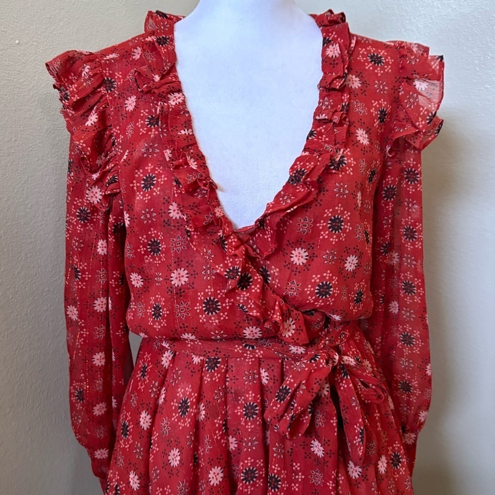 Anthropologie MISA Los Angeles Veruka Dress in Maravi Dots - Picture 4 of 13